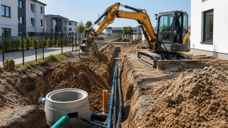 Tiefbau & Erdarbeiten – SHK Niedermeyer Emskirchen